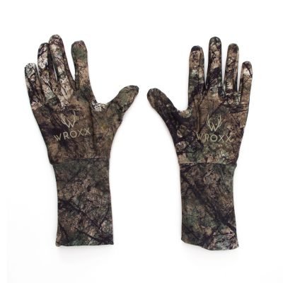 Hunting Gloves with Wild Woods Camolith Pattern