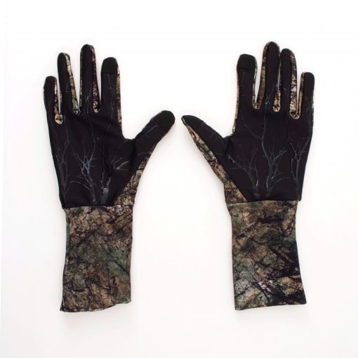 Hunting Gloves with Wild Woods Camolith Pattern